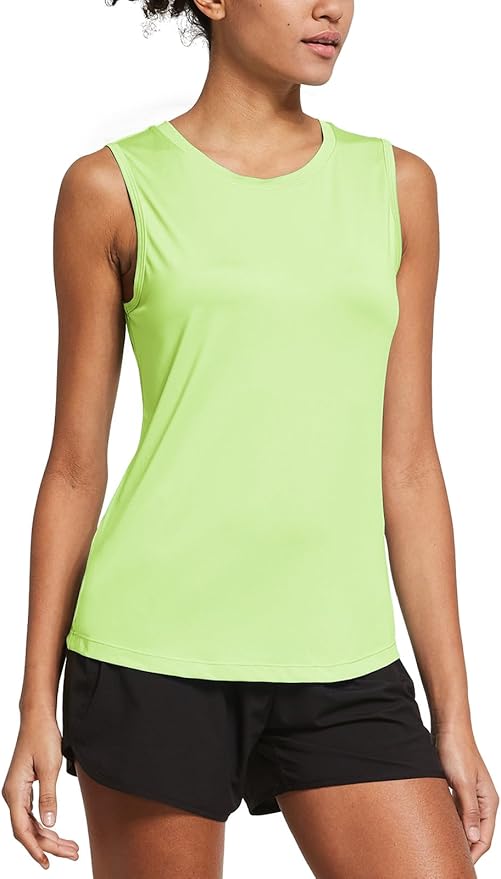 baleaf Workout Tank Tops for Women Sleeveless Running Athletic Loose Fit Yoga Tops Active Shirts Sports Gym Exercise
