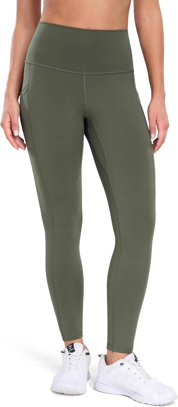 Colorfulkoala Women's High Waisted Yoga Pants 7/8 Length Leggings with Pockets