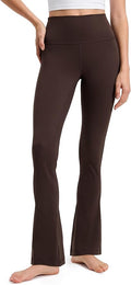 CRZ YOGA Butterluxe Mini Flared Leggings 30"/31.5"/33'' - High Waist Bootcut Casual Lounge Women Yoga Pants with Pocket