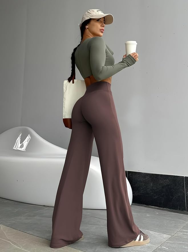 YEOREO Workout Leggings Womens No Front Seam Straight Leggings 29"/ 31.5"/ 33"/ 35" High Waist Buttery Eddiy Gym Yoga Pants
