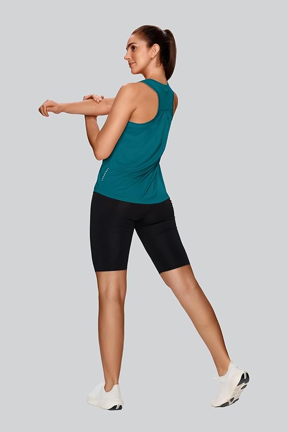 XIEERDUO Tank Top for Women Racerback Sleeveless Workout Tops Loose Fit Yoga Running Gym Shirts for Women