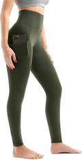 Walifrey Leggings with Pockets for Women, High Waisted Buttery Soft Womens Leggings for Gym Yoga Workout