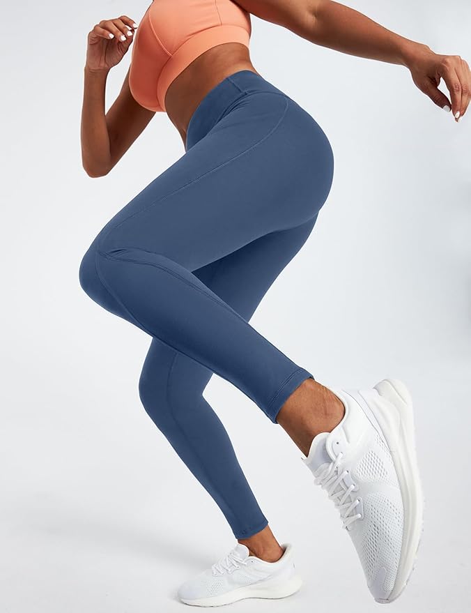 Ewedoos Leggings with Pockets for Women High Waisted Athletic Workout Compression Leggings Tummy Control Yoga Pants Women
