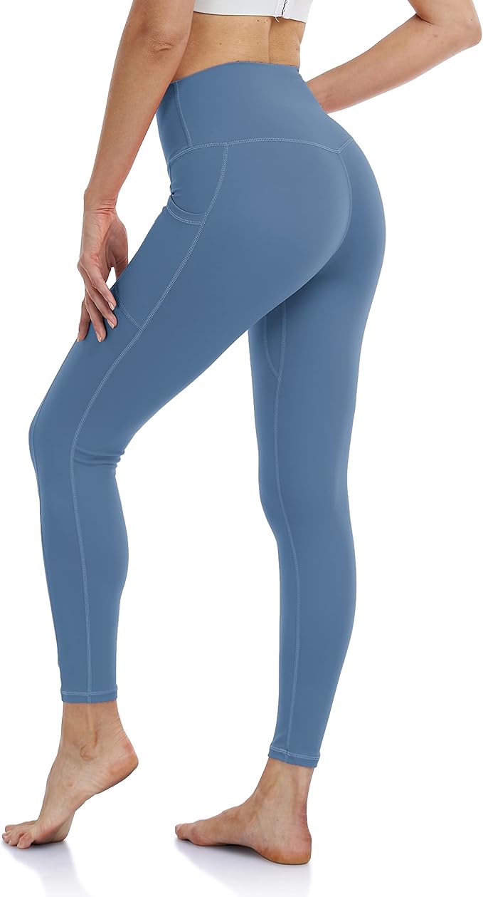 Colorfulkoala Women's High Waisted Yoga Pants 7/8 Length Leggings with Pockets