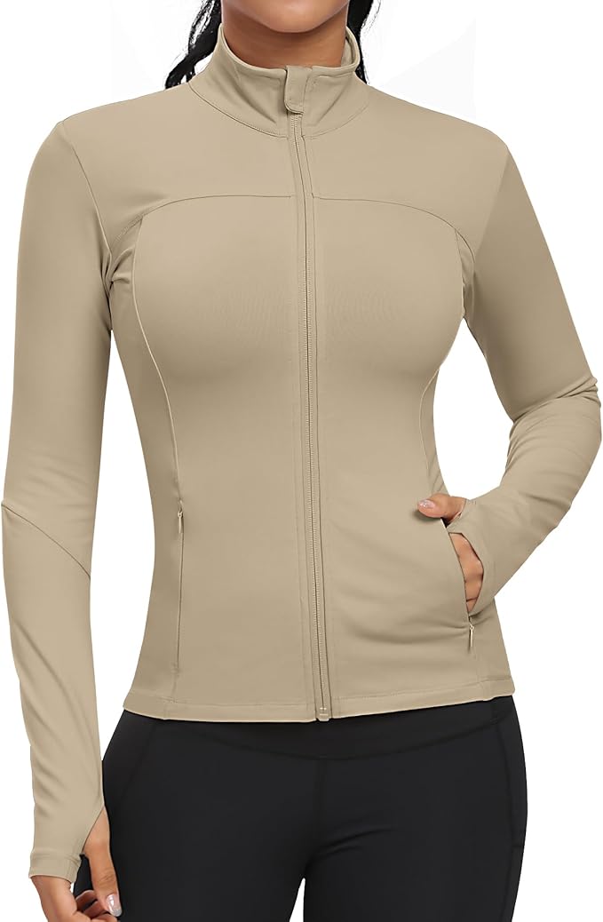 GYM RAINBOW Workout Jackets for Women Athletic Jacket Spring Running Yoga Jackets
