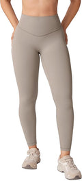 UNISSU Hugcurve No Front Seam High Waisted Workout Leggings for Women Buttery Soft Yoga Pants Gym Athletic Tights - 25''