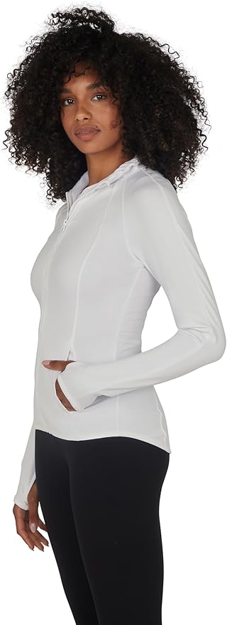 Yogalicious Womens Ultra Soft Lightweight Full Zip Yoga Jacket with Pockets