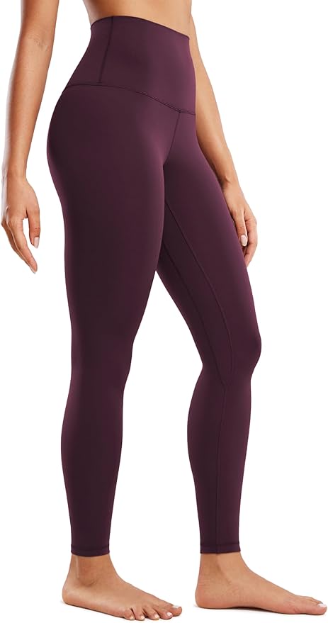 CRZ YOGA Butterluxe Super High Waist Leggings 28" - Full Length Buttery Soft Womens Yoga Pants Over Belly