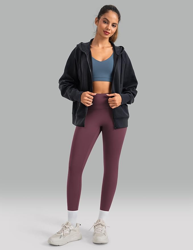 Colorfulkoala Dreamlux No Front Seam Leggings for Women 25"/28" Inseam, High Waisted Buttery Soft Yoga Pants