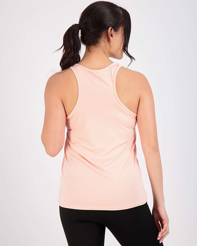 Real Essentials 5 Pack: Women's Racerback Tank Top Dry-Fit Athletic Performance Yoga Activewear (Available in Plus Size)