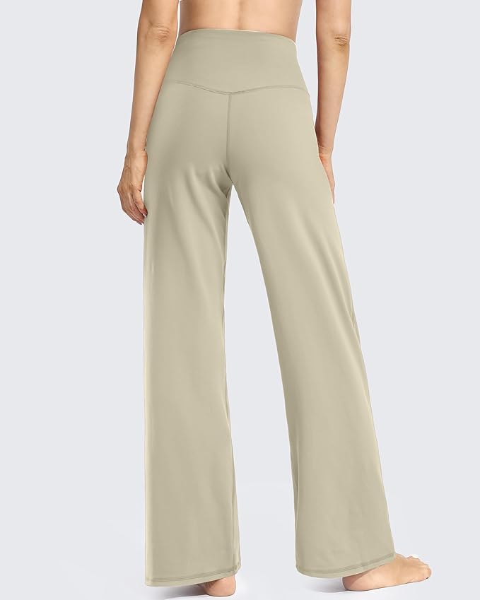 Promover Wide Leg Pants Woman Yoga Pants with Pockets Stretch Loose Casual Lounge Sweatpants Petite/Regular/Tall