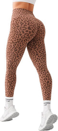 BRXL Butt Lifting Lycra No Front Seam Workout Leggings for Women Tummy Control High Waist Seamless Gym Running Leggings