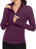 VUTRU Women's Workout Yoga Jacket Full Zip Running Athletic Track Jacket