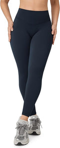 UNISSU Hugcurve No Front Seam High Waisted Workout Leggings for Women Buttery Soft Yoga Pants Gym Athletic Tights - 25''
