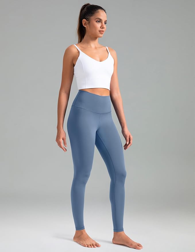 Colorfulkoala Women's High Waisted Tummy Control Workout Leggings Full Length Ultra Soft Yoga Pants 28"