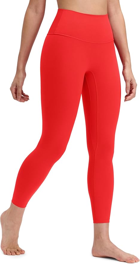 CRZ YOGA Butterluxe No Front Seam Yoga Leggings 25" - High Waisted Womens Lounge Pants Pilates Workout Athletic Buttery Soft