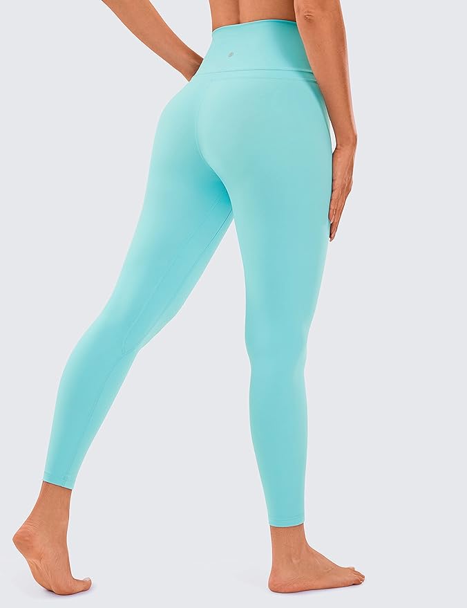 CRZ YOGA Naked Feeling Workout Leggings 25'' - High Waist Yoga Training Tight Womens Pants