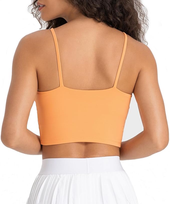 Lemedy Women Padded Sports Bra Fitness Workout Running Shirts Yoga Tank Top