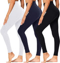High Waisted Leggings for Women - Soft Athletic Tummy Control Yoga Pants for Cycling Dance Tights