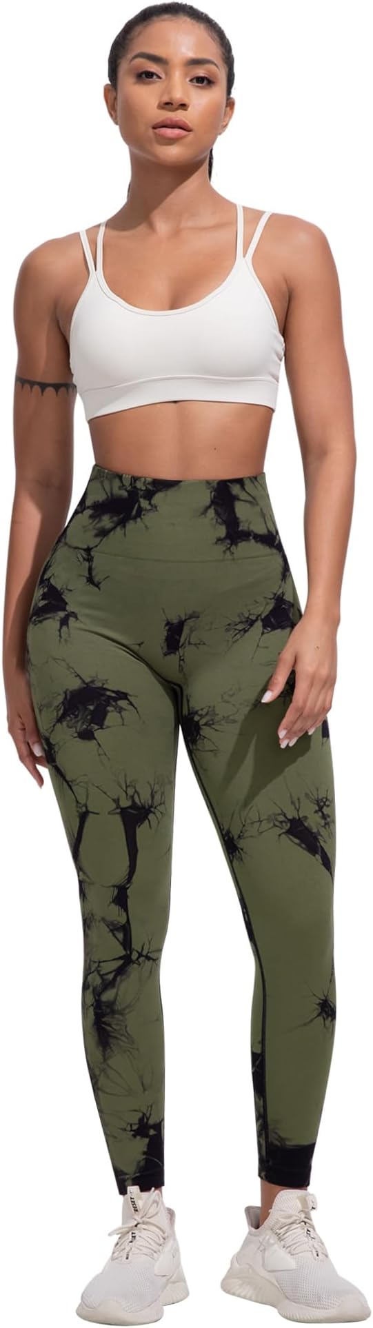 CHRLEISURE Workout Leggings Sets for Women, Gym Scrunch Butt Butt Lifting Seamless Leggings 3 Piece