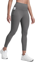 CRZ YOGA Butterluxe Workout Leggings Pockets 25'' - High Waisted Gym Womens Yoga Pants Buttery Soft