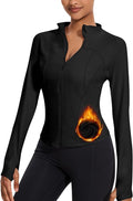 VUTRU Womens Workout Yoga Jacket Lightweight Zip Up Athletic Jacket Lightweight Cropped Jacekt with Pockets