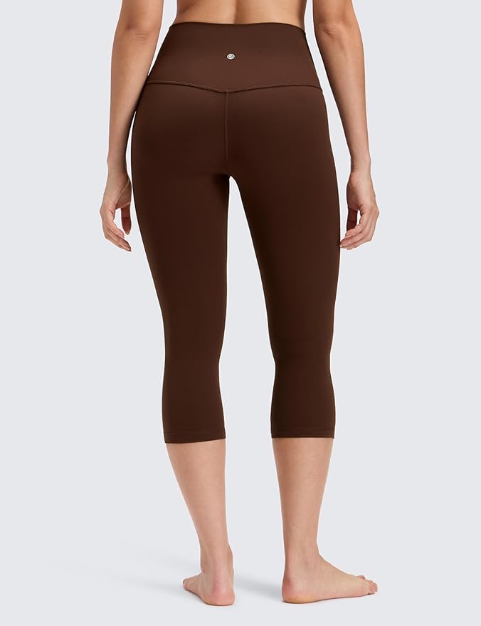 CRZ YOGA Butterluxe Yoga Capris Leggings 19'' - High Waisted Workout Buttery Soft Athletic Lounge Womens Crop Pants
