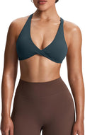 Aoxjox Women's Workout Sports Bras Fitness Satara Low Impact Bra Yoga Crop Tank
