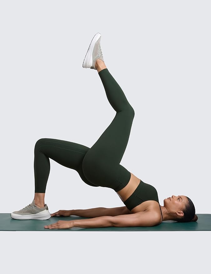 CRZ YOGA Secretsculpt Butterlift Workout Leggings 25" - No Front Seam High Waisted Womens Yoga Pants Booty Scrunch Butt