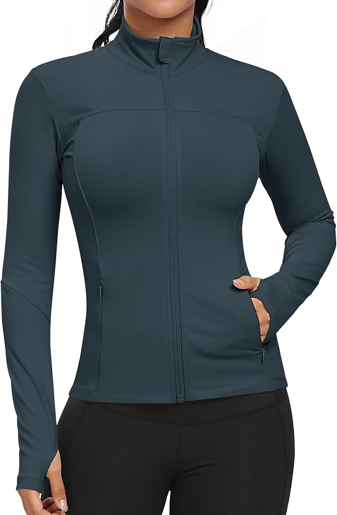 GYM RAINBOW Workout Jackets for Women Athletic Jacket Spring Running Yoga Jackets