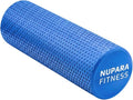 Foam Roller for Back, Legs, and Deep Tissue Muscles. Muscle Roller for Running, Cycling, Sports, Exercise, Recovery, Physical Therapy, Yoga, and Pilates. (Dark Blue, 18 inch - Large)