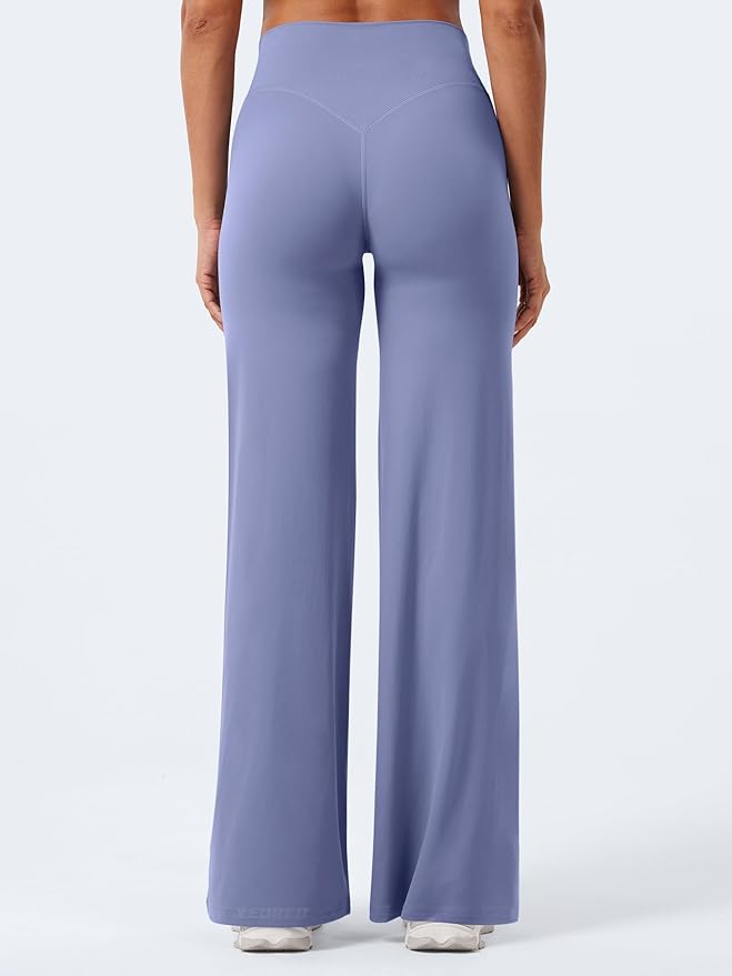YEOREO Workout Leggings Womens No Front Seam Straight Leggings 29"/ 31.5"/ 33"/ 35" High Waist Buttery Eddiy Gym Yoga Pants