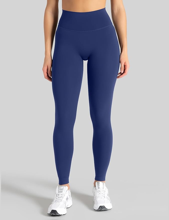 Unthewe Naked-Feel No Front Seam Leggings for Women - High Waisted Buttery Soft Workout Yoga Pants 25"