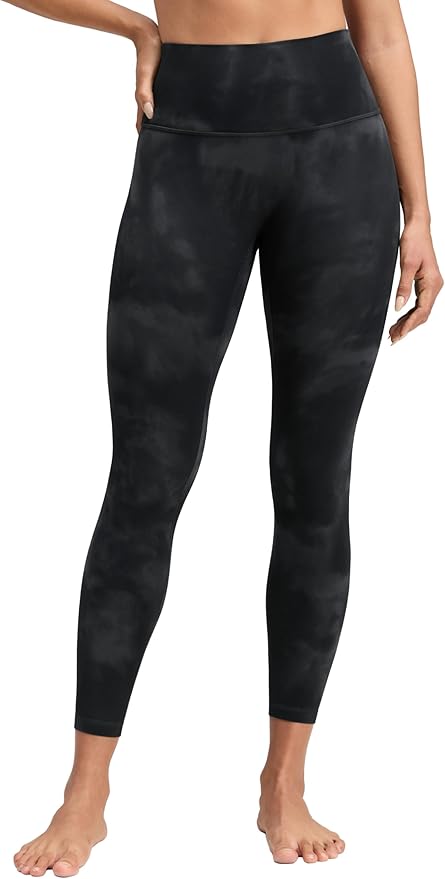 CRZ YOGA Butterluxe No Front Seam Yoga Leggings 25" - High Waisted Womens Lounge Pants Pilates Workout Athletic Buttery Soft