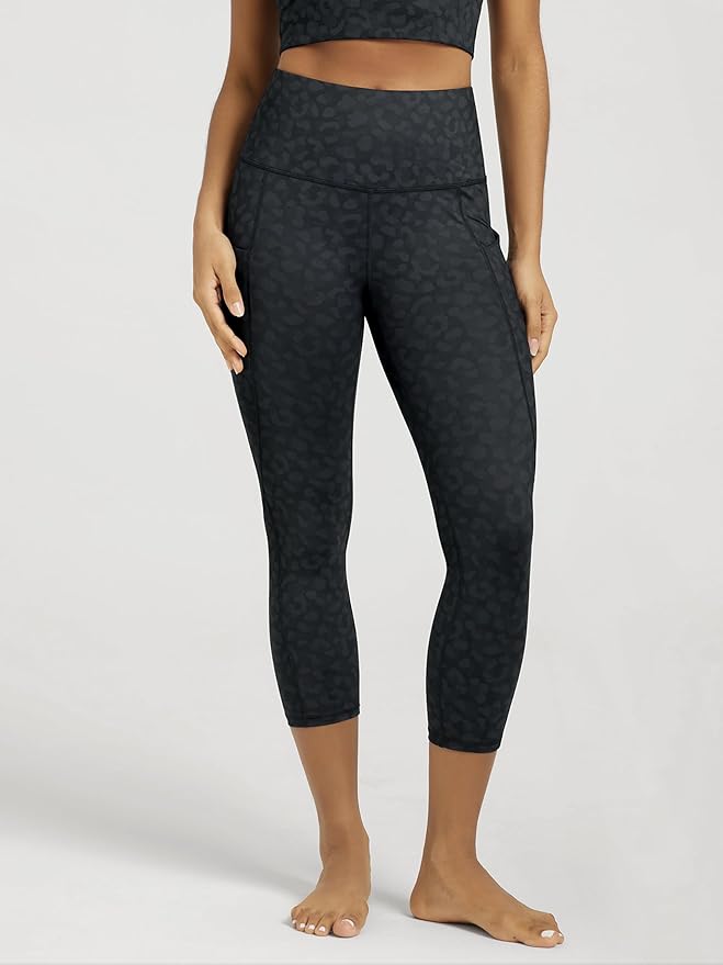 ODODOS Women's High Waisted Yoga Leggings with Pockets, Tummy Control Non See Through Workout Athletic Running Yoga Pants