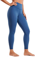 CRZ YOGA Brushed Naked Feeling Workout Leggings 25" - High Waisted Gym Compression Tummy Control Womens Yoga Pants