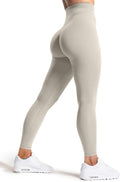Olmlmt No Front Seam Workout Leggings for Women Tummy Control Butt Lifting Leggings Buttery Soft Gym Yoga Pants