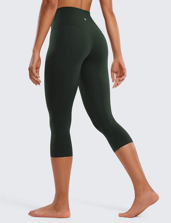 CRZ YOGA Butterluxe Yoga Capris Leggings 19'' - High Waisted Workout Buttery Soft Athletic Lounge Womens Crop Pants