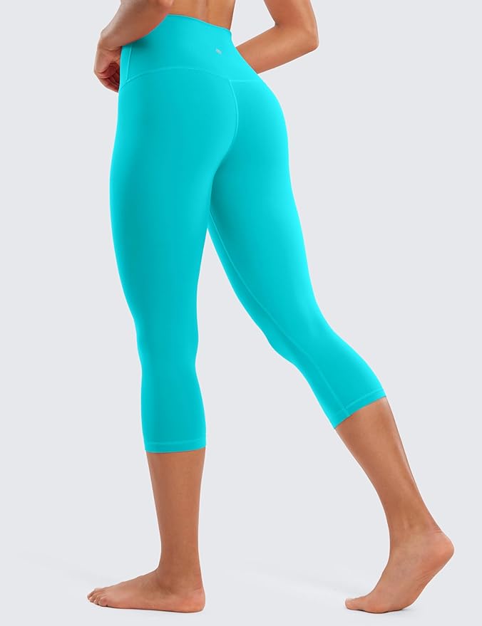 CRZ YOGA Butterluxe Yoga Capris Leggings 19'' - High Waisted Workout Buttery Soft Athletic Lounge Womens Crop Pants