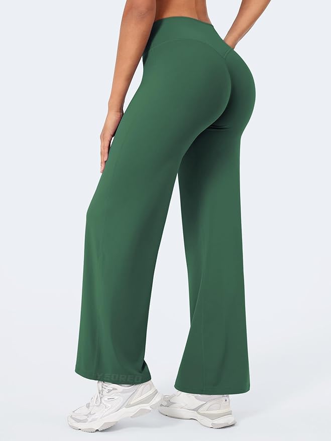 YEOREO Workout Leggings Womens No Front Seam Straight Leggings 29"/ 31.5"/ 33"/ 35" High Waist Buttery Eddiy Gym Yoga Pants