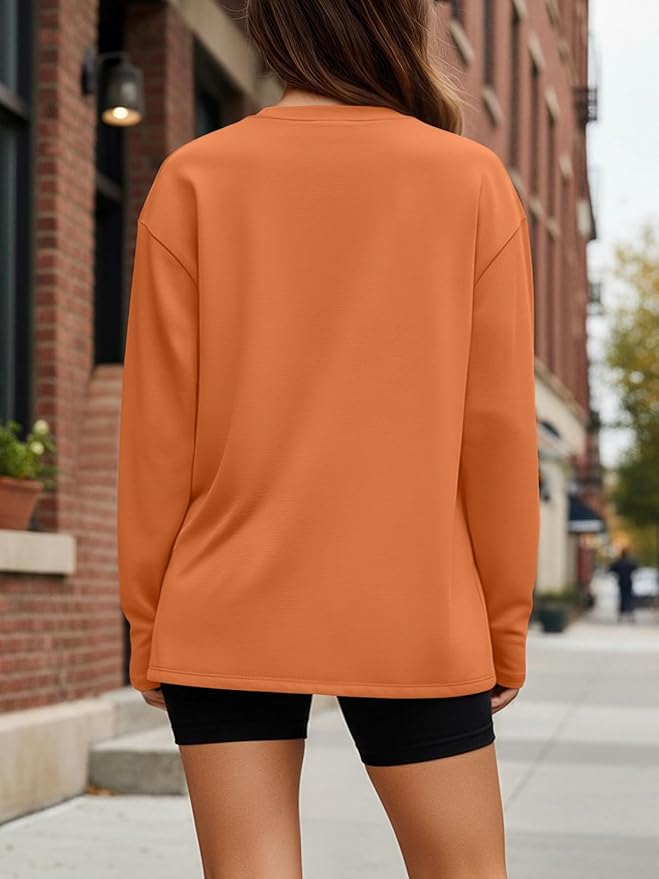 Trendy Queen Womens Spring Tops Oversized Long Sleeve T Shirts 2026 Basic Tee Fall Casual Workout Y2K Clothes