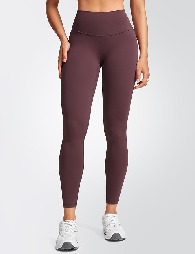 INGIA Womens High Waist No Front Seam Scrunch Butt Leggings Workouts 25 Inches V-Back Scrunch Booty Gym Yoga Pants