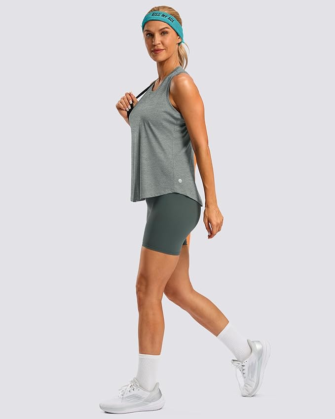 G Gradual Women's Workout Tank Tops Racerback Athletic Yoga Tops Loose Fit Sleeveless Running Gym Sports Shirts for Women