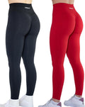 AUROLA Workout Leggings for Women Seamless Scrunch Tights Tummy Control Gym Fitness Girl Sport Active Yoga Pants