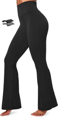 IUGA Flare Leggings for Women Tummy Control Flared Leggings No Front Seam Yoga Pants Women High Waisted Workout Bell Bottoms