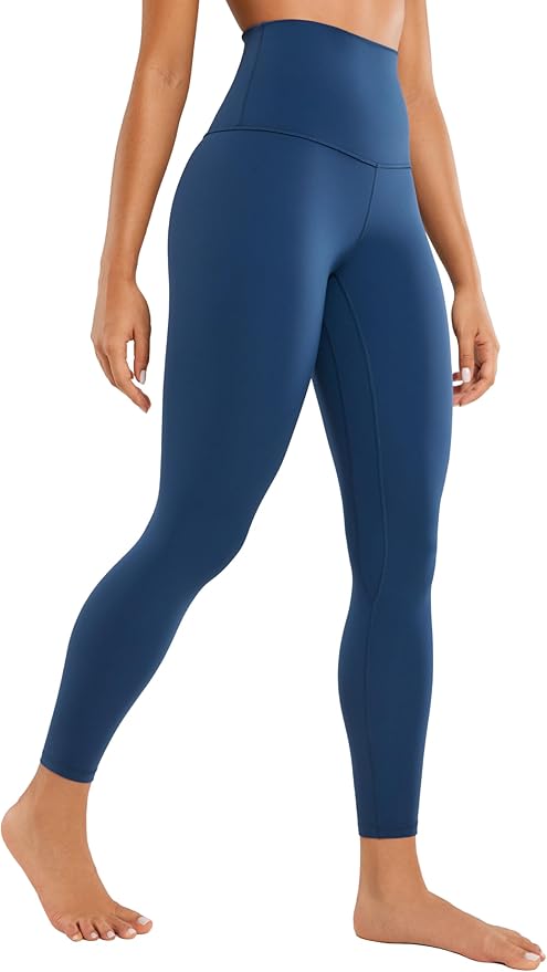 CRZ YOGA Butterluxe Super High Waist Leggings 25"- Buttery Soft Womens Yoga Pants Workout Over Belly