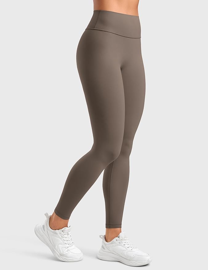 INGIA Womens High Waisted No Front Seam Lounge Yoga Legging 25" Workout Tummy Control Gym Yoga Pants