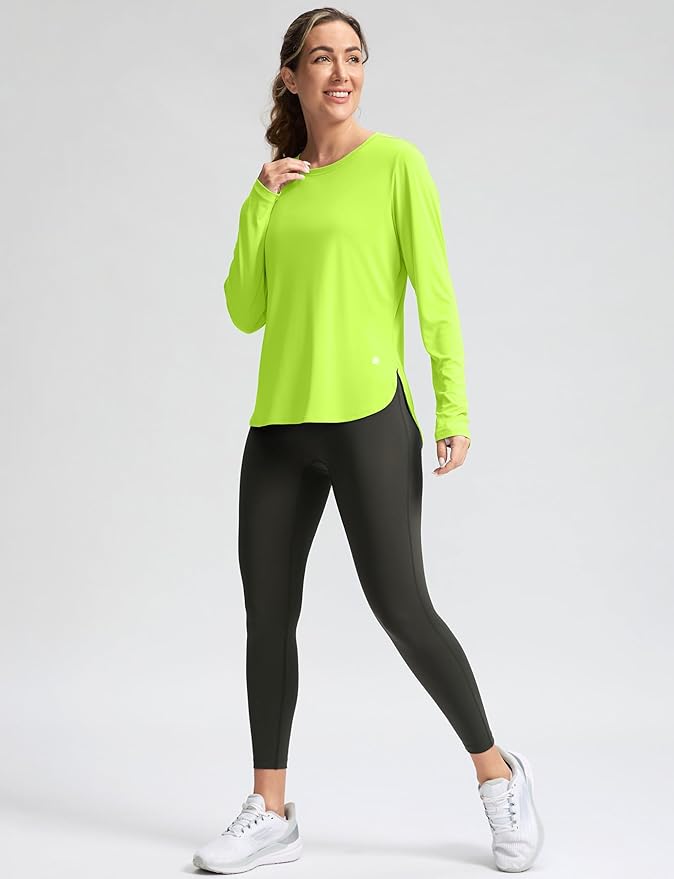 Women's Sun Shirts UPF 50+ Long Sleeve UV Protection Shirt Lightweight Quick Dry Workout Hiking Tops for Women