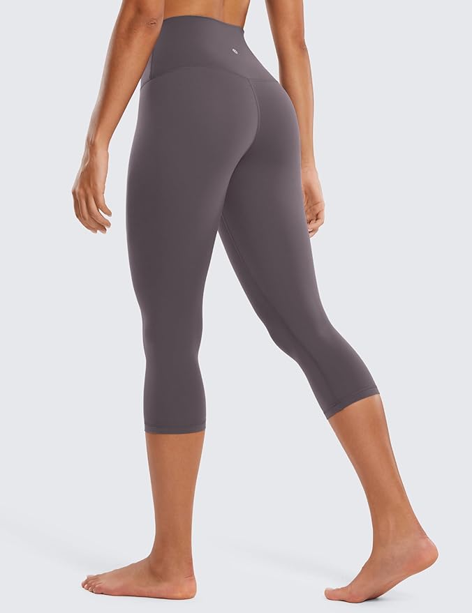 CRZ YOGA Butterluxe Yoga Capris Leggings 19'' - High Waisted Workout Buttery Soft Athletic Lounge Womens Crop Pants