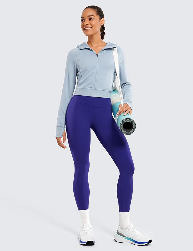 CRZ YOGA Butterluxe Yoga Leggings 25" - High Waisted Buttery Soft Womens Workout Lounge Pants